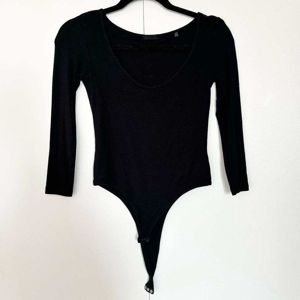 ATM 3/4 Sleeve Body Suit - Black